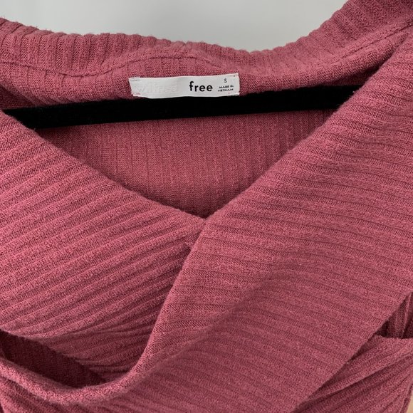 Wilfred Free Cropped Knit Off Shoulder Sweater - Picture 3 of 4